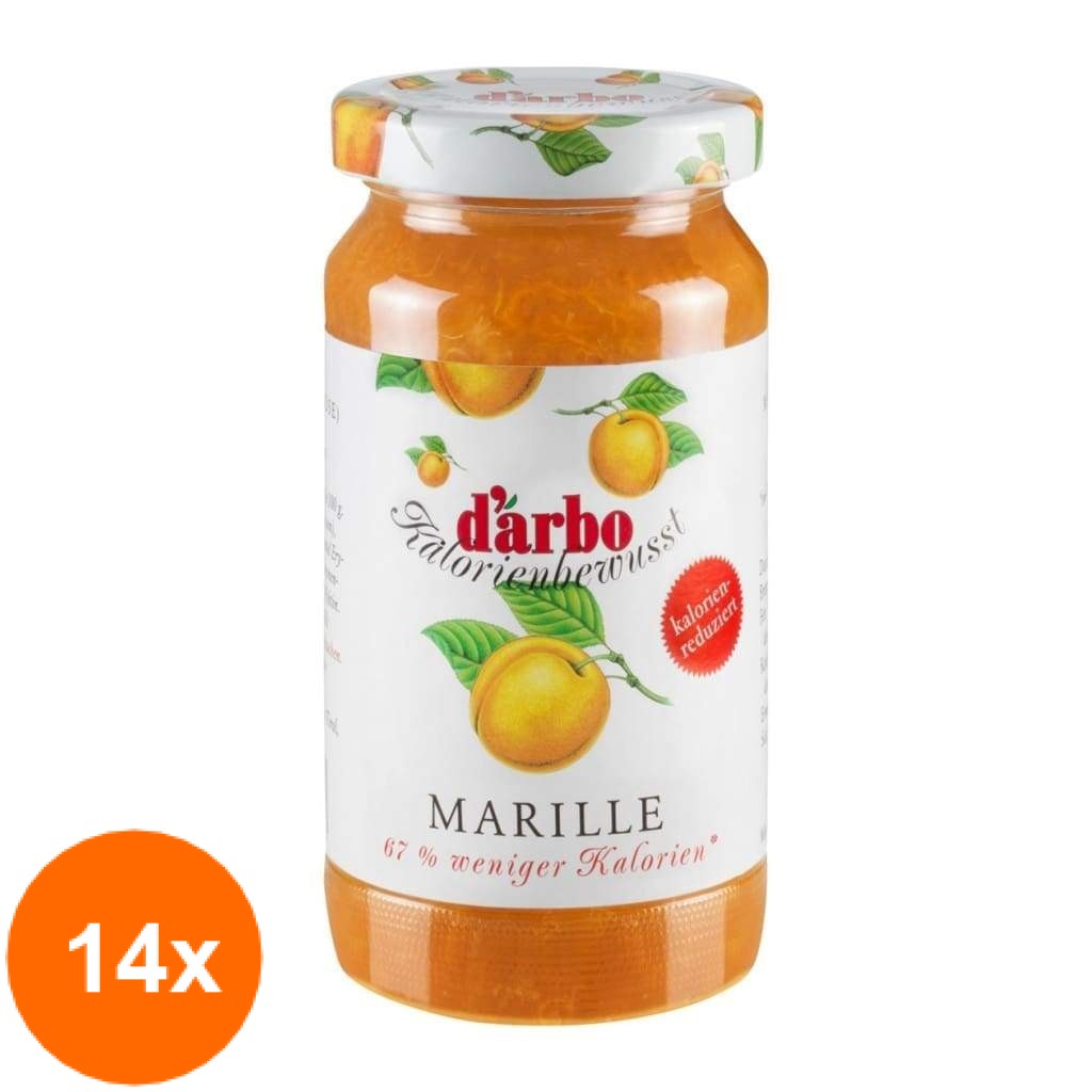 Set 14 x Gem de Caise Darbo Low Calorie 220 g