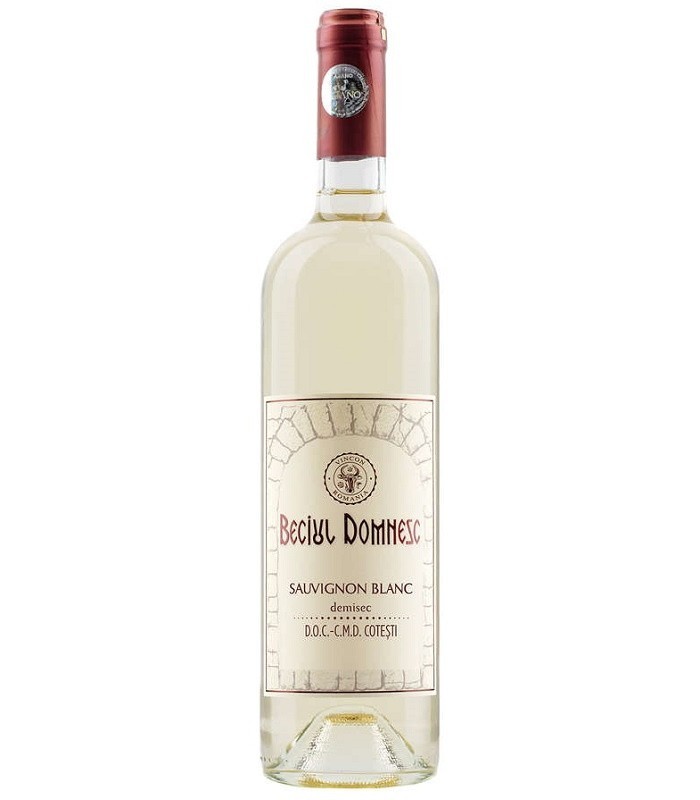 Set 2 x Vin Alb Beciul Domnesc Sauvingnon Blanc, Demisec, 0.75 l
