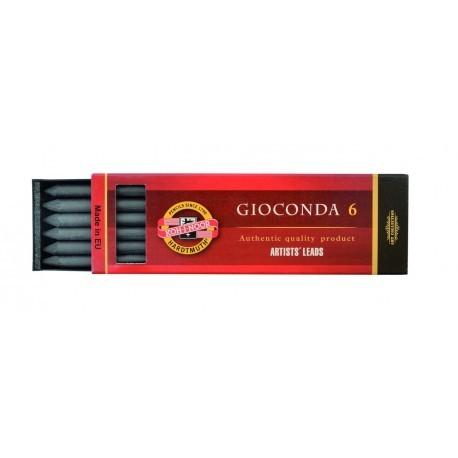 Mine Grafit Gioconda pentru Creioane Mecanice, Koh-I-Noor, 5.6 x 120 mm, 6 Bucati