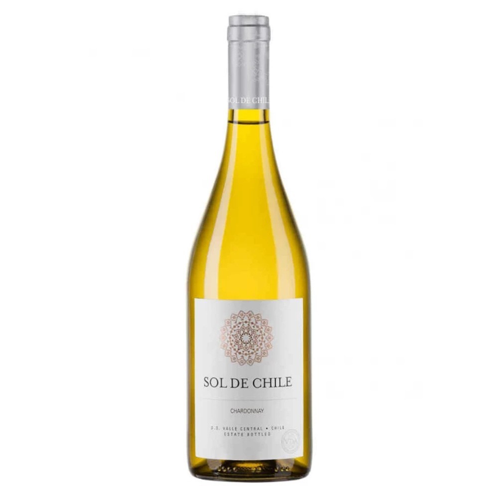 Set 7 x Vin Alb Sol De Chile Chardonnay, Sec, 0.75 l