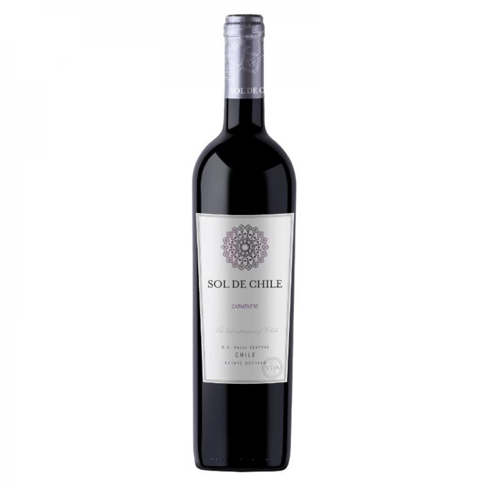 Set 7 x Vin Rosu Sol De Chile Carmenere, Sec, 0.75 l