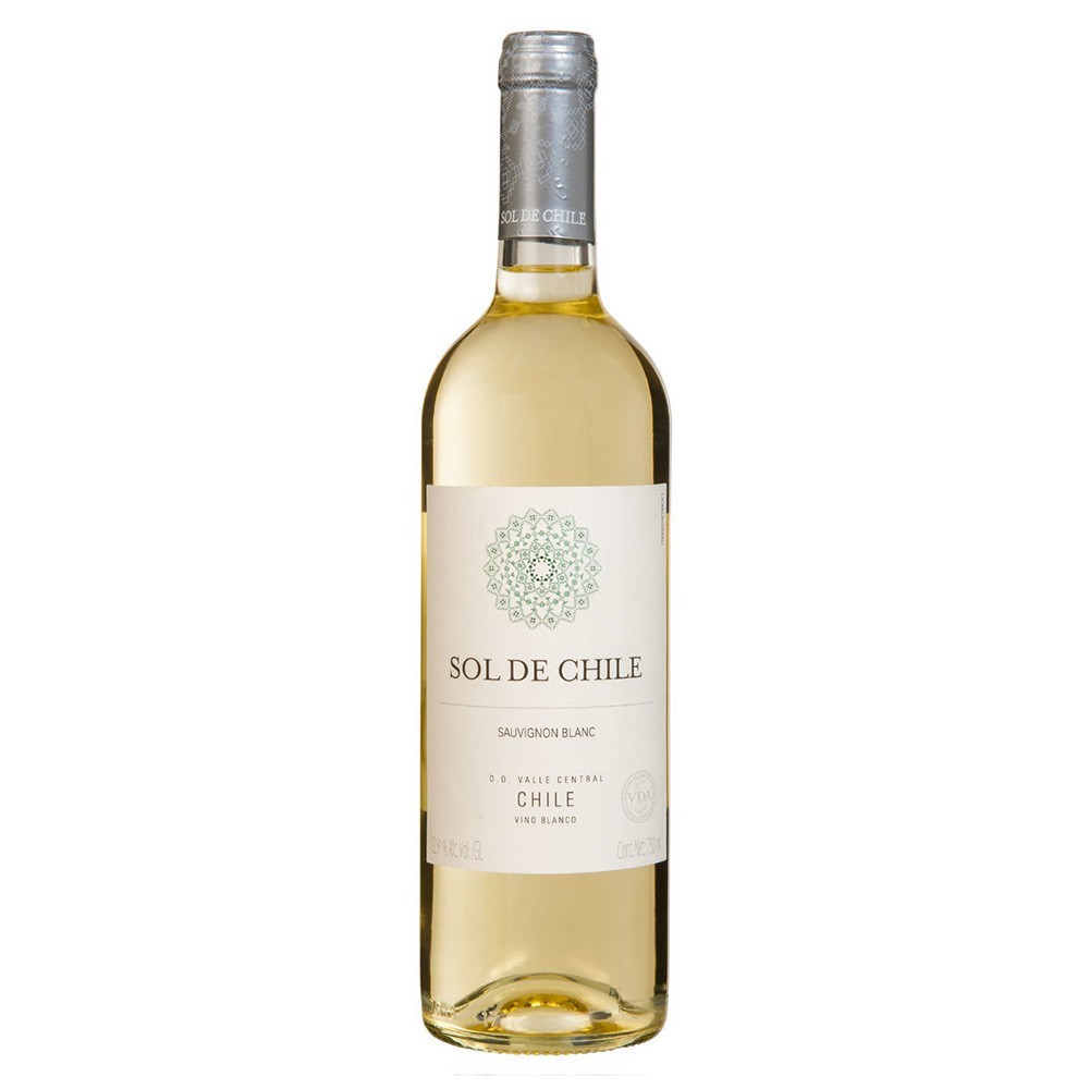 Set 7 x Vin Alb Sol De Chile Sauvignon Blanc, Sec, 0.75 l