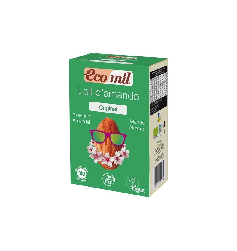 Pudra BIO Instant pentru Bautura de Migdale Original, 800 g, Ecomil