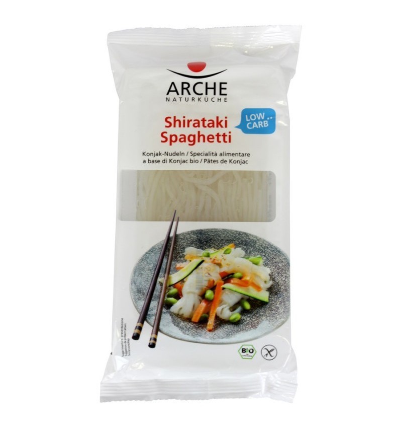 Spaghette Shirataki pe Baza de Konjac, BIO, 150 g, Arche