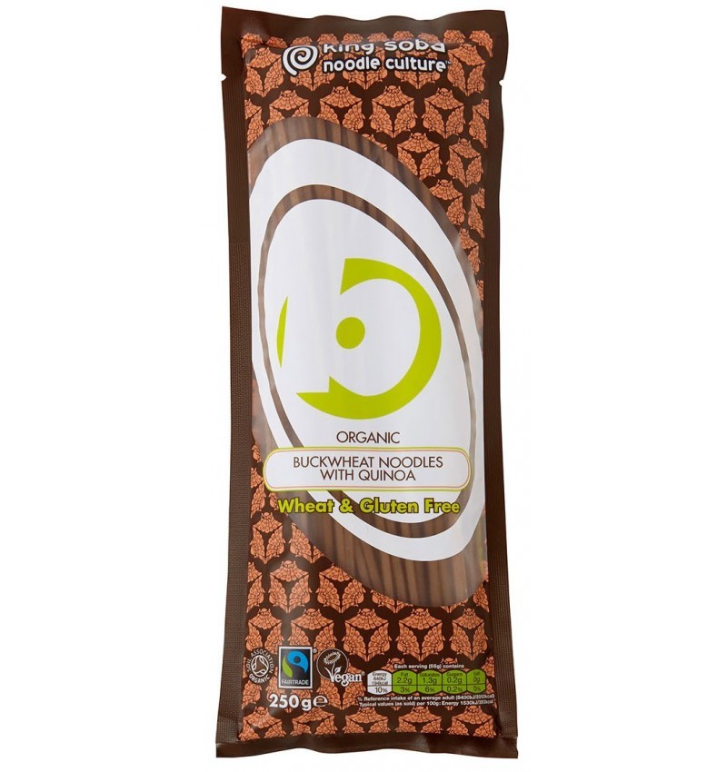 Taitei BIO din Hreisca si Quinoa, 250 g, King Soba