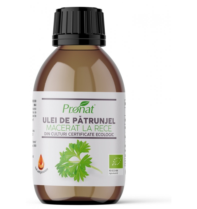 Ulei BIO de Patrunjel, Macerat la Rece, 100 ml, Pronat