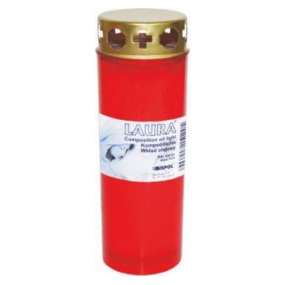 Candela cu Capac Rosie W4Dc 70 Ore