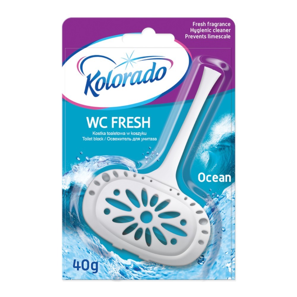 Set 10 x 40 g Odorizant WC cu Suport, Ocean, Kolorado