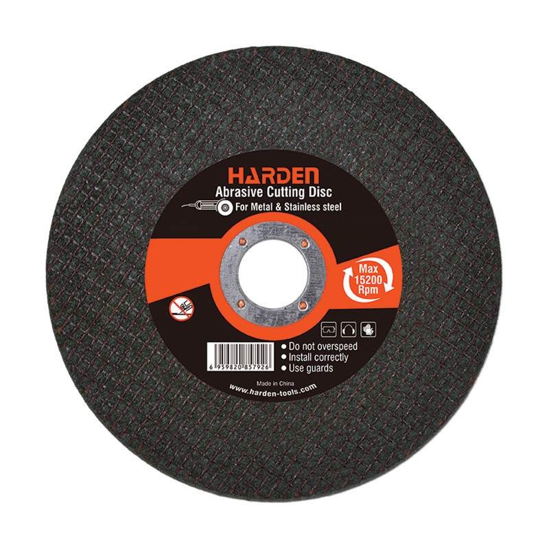 Disc pentru Debitat Otel si Inox, Profesional, Harden, Diametru 105 mm, s 16, Turatii RPM 15200