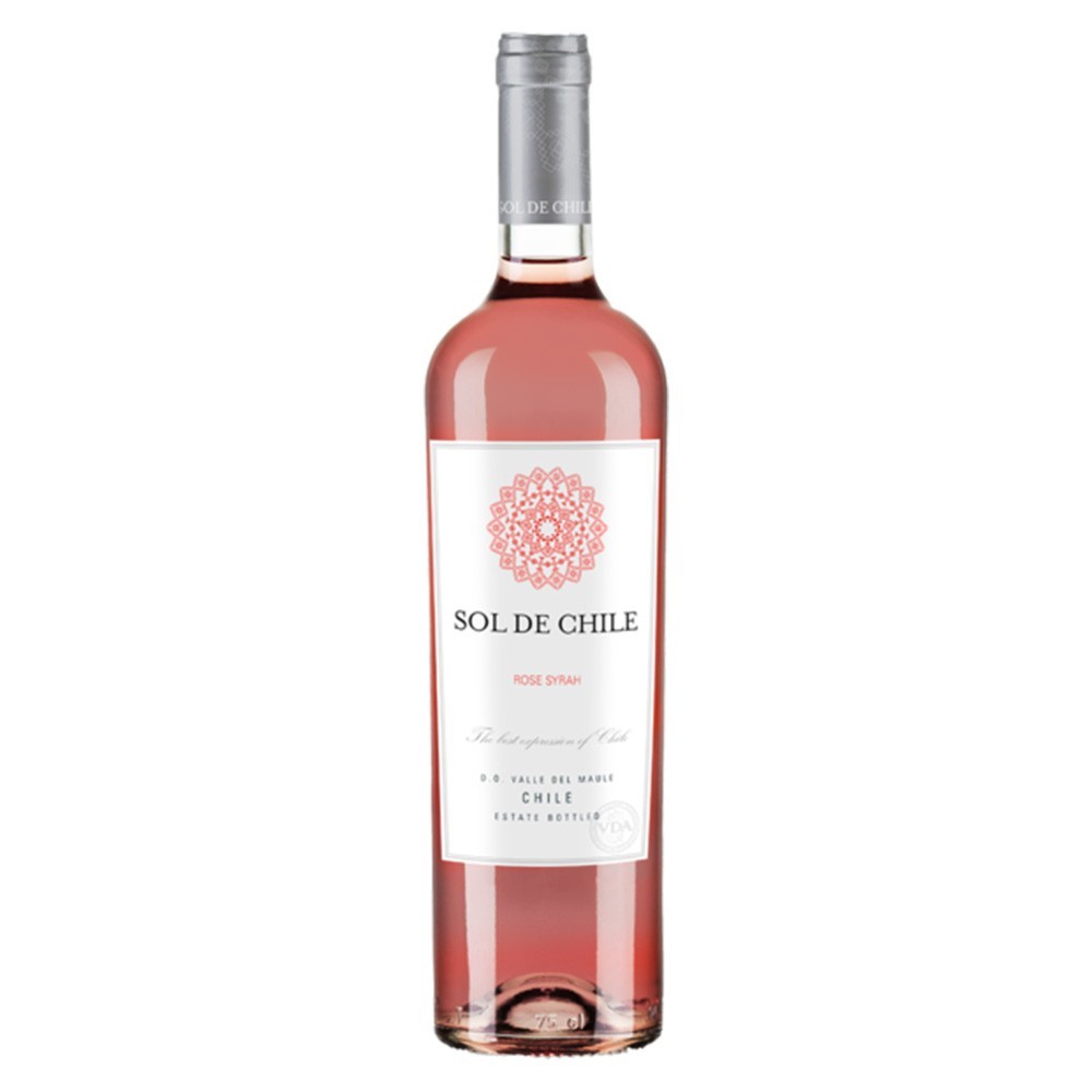 Set 7 x Vin Rose Sol De Chile Rose Syrah, Sec, 0.75 l