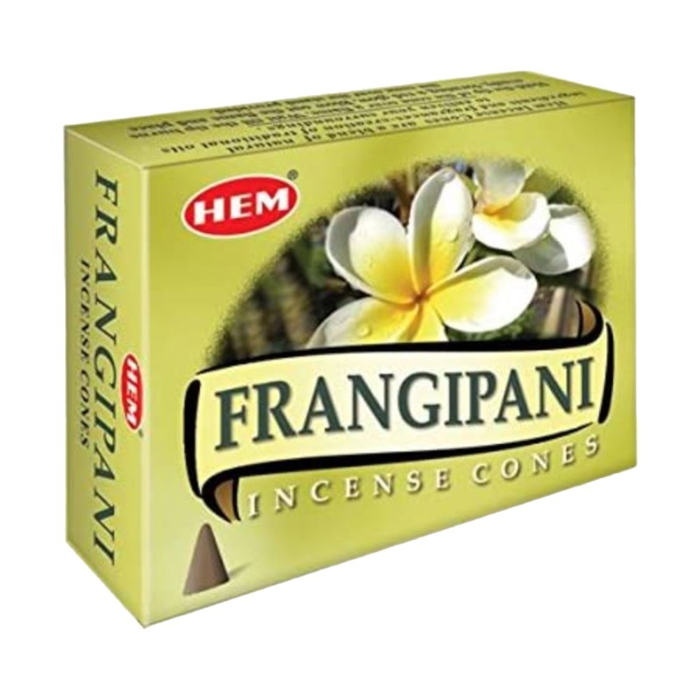 Set 10 x Conuri Parfumate, Frangipani