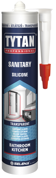 Silicon Sanitar, Transparent, 280 ml, Tytan
