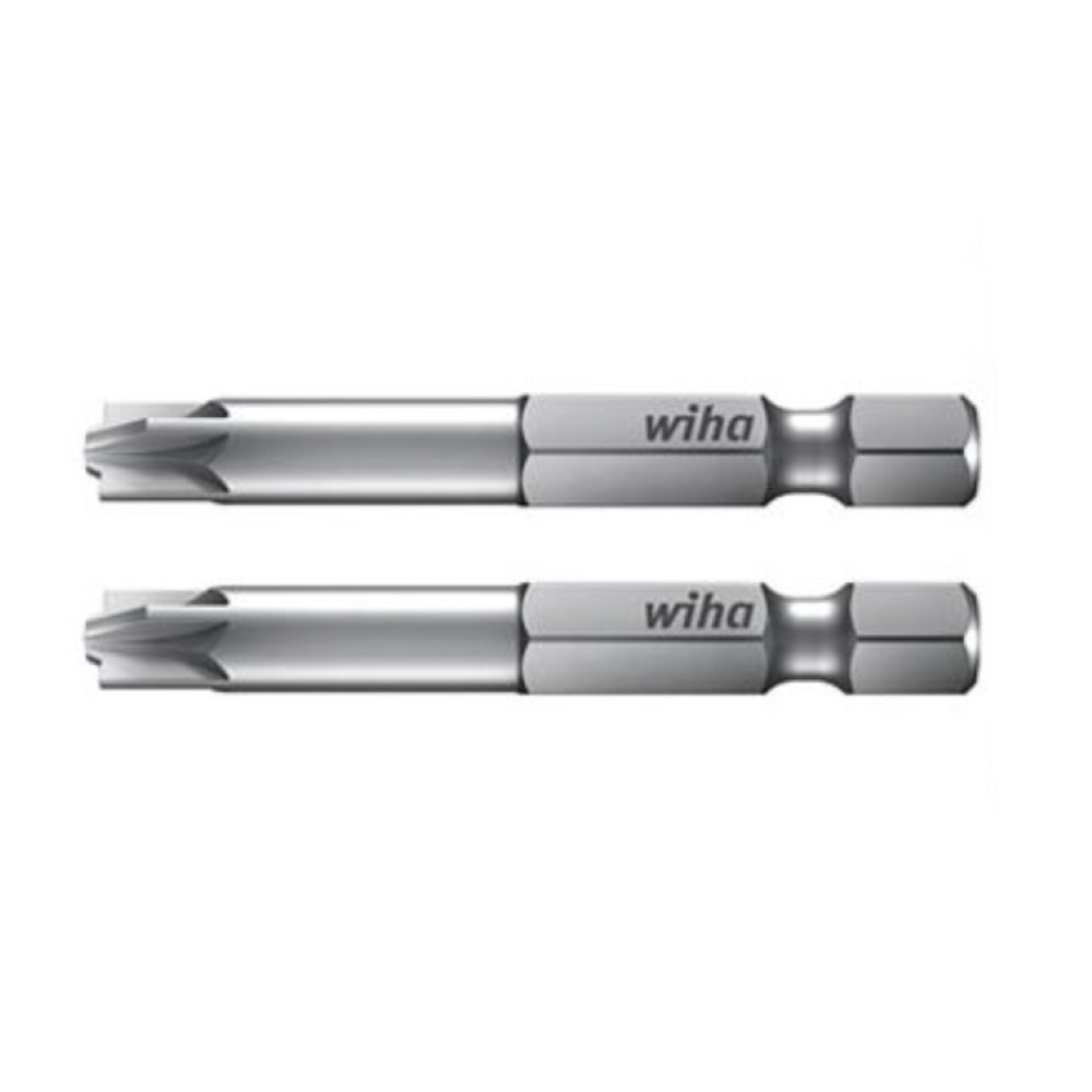 Set Biti Profesional PlusMinus / Pozidriv, 1/4", SL / PZ1 x 70 mm, in Cutie, 2 Piese, Wiha