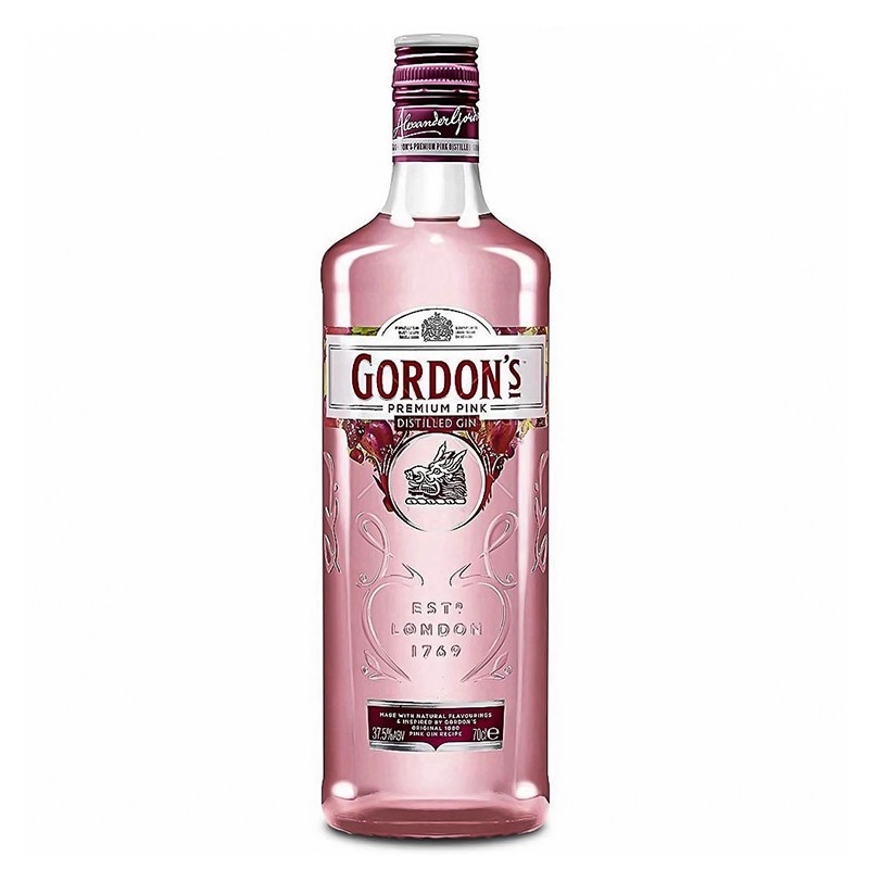 Set 3 x Gin Gordon\'S Pink London Dry Gin 37.5% Alcool 0.7 l