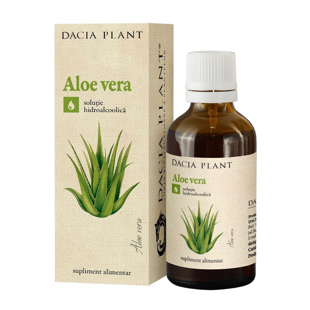 Set 2 x Tinctura de Aloe, 50 ml, Dacia Plant