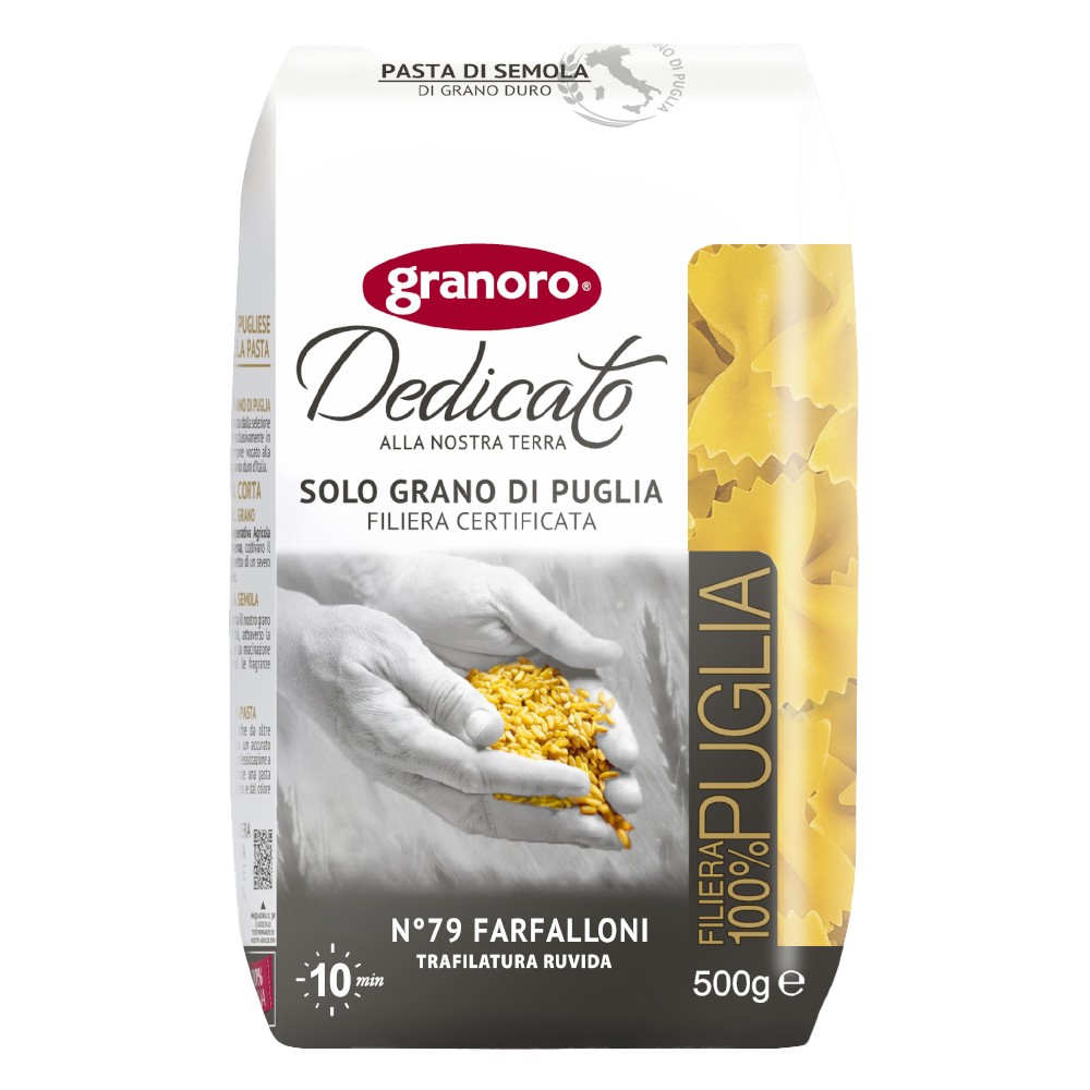 Farfaloni fara Oua Nr.79, Granoro, 500 g