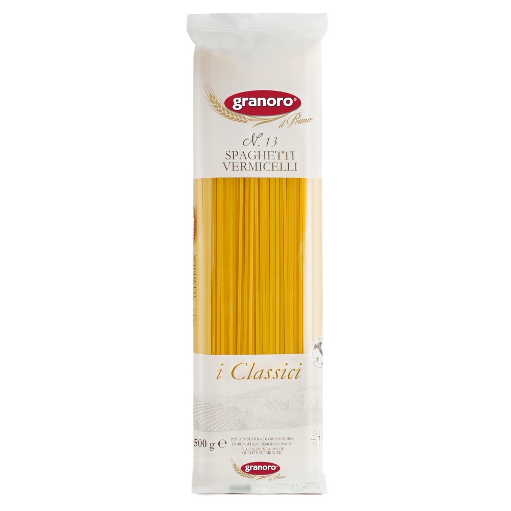Set 2 x Spaghetti Vermicelli fara Oua Nr.13, Granoro, 500 g