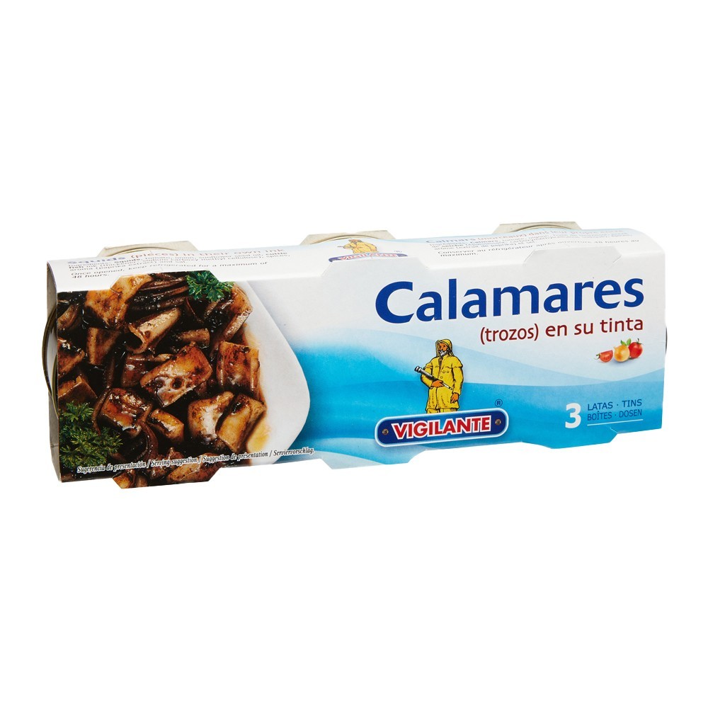 Set 2 x Calamar in Propria Cerneala, Vigilante, 3 x 80 g