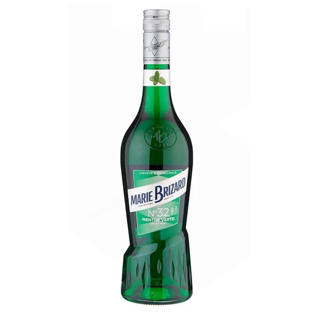 Set 2 x Lichior Menta Verde Marie Brizard 20% Alcool, 0.7 l