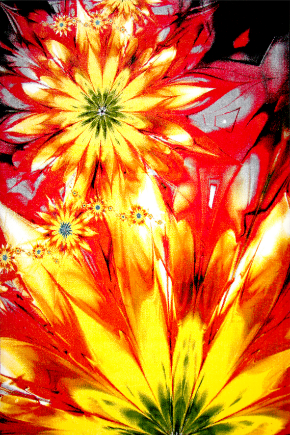 Covor Dreptunghiular, 200 x 300 cm, Multicolor, Flower, Kolibri 11012-150