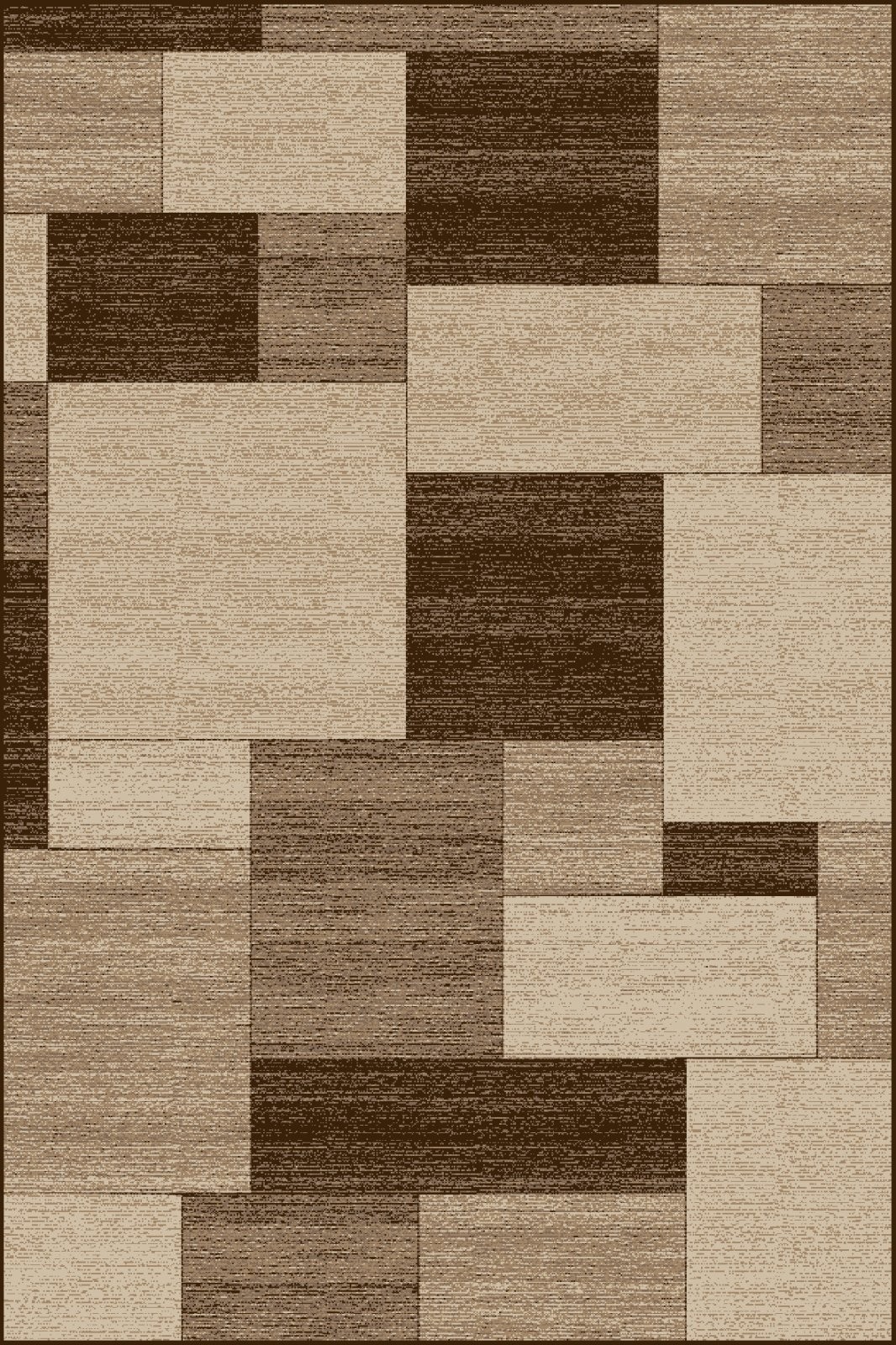 Covor Dreptunghiular, 100 x 200 cm, Bej / Maro, Daffi 13027