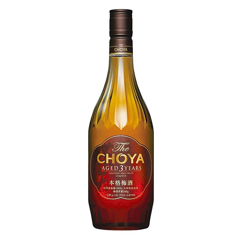 Set 3 x Lichior Ume 3 Years Choya - 15,5% Alcool, 0.7 l