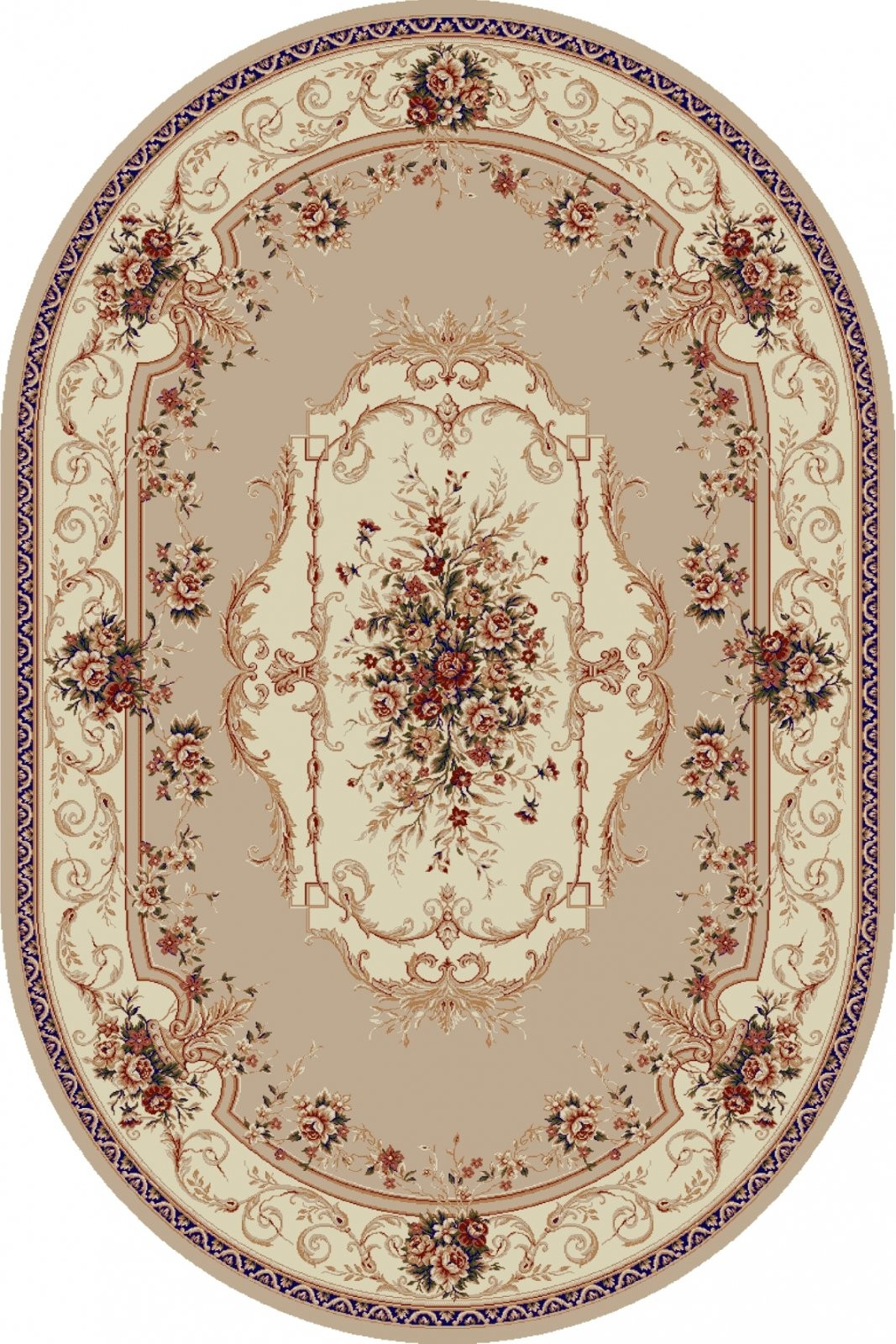 Covol Oval, 120 x 170 cm, Bej / Crem, Lotos 507