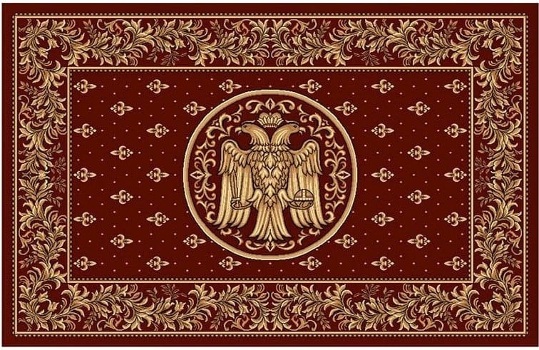 Covor Bisericesc Dreptunghiular, 80 x 200 cm, Rosu, Lotos 15077/210