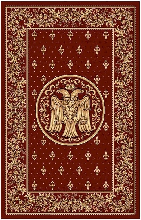 Covor Bisericesc Dreptunghiular, 100 x 200 cm, Rosu, Lotos 15032/210