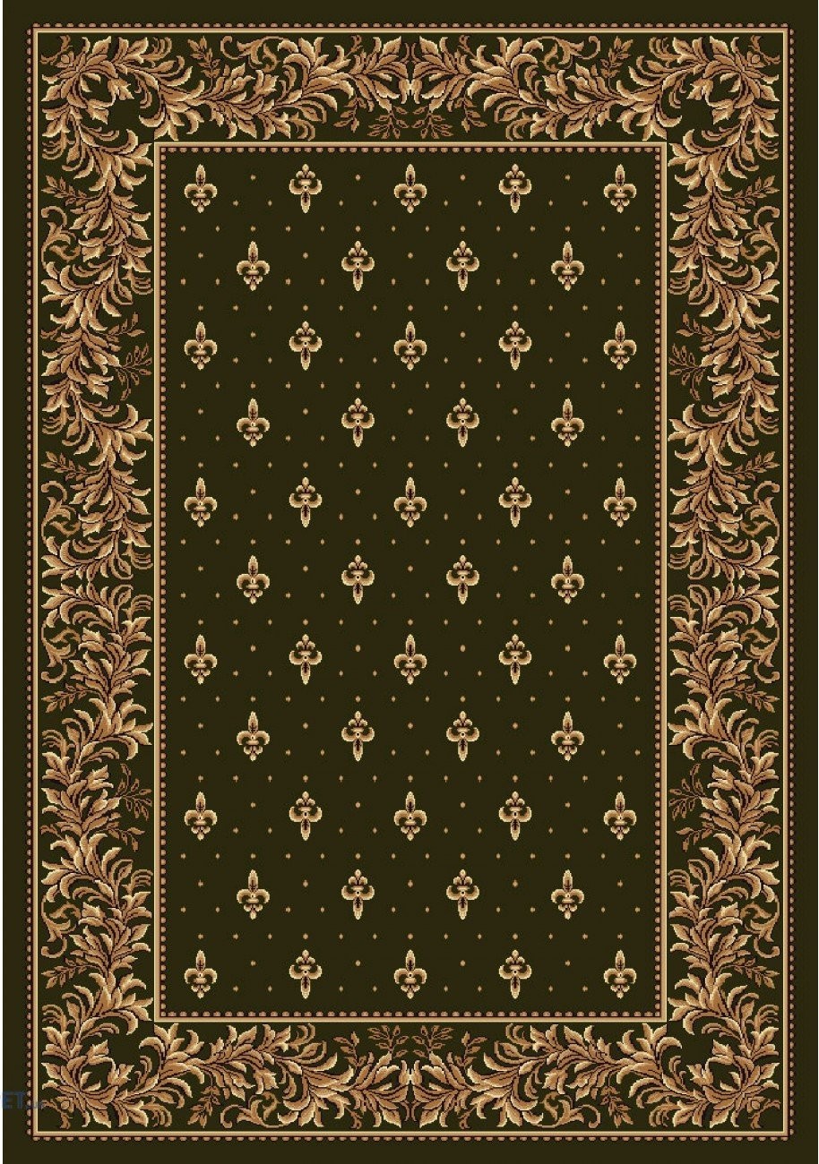 Covor Bisericesc Dreptunghiular, 80 x 150 cm, Verde, Lotos 15033/210