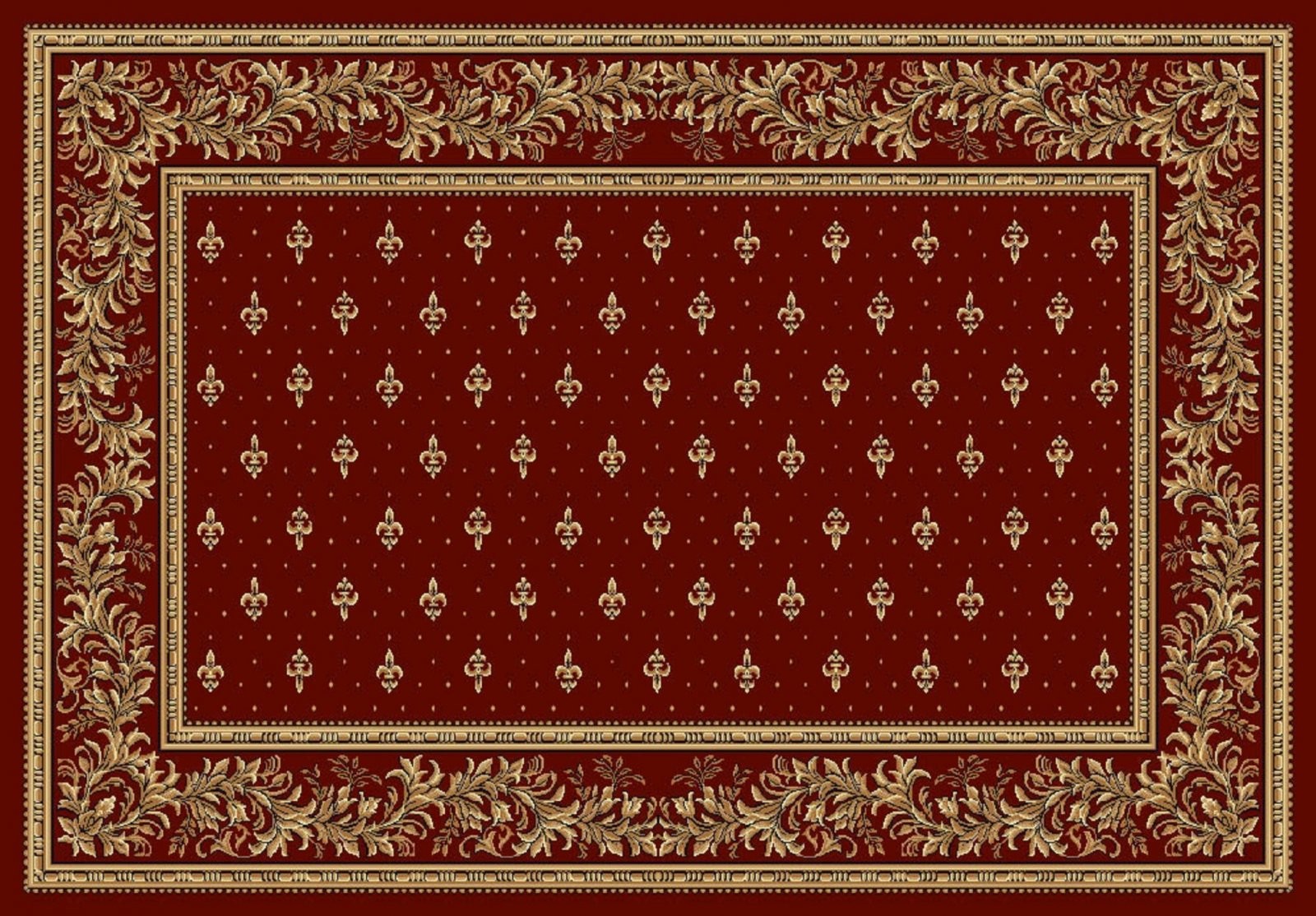 Covor Bisericesc Dreptunghiular, 200 x 300 cm, Rosu, Lotos 15066/210