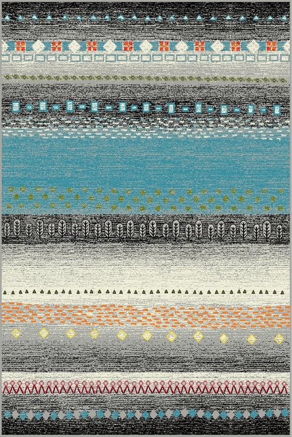 Covor Dreptunghiular, 160 x 230 cm, Multicolor, Kolibri Country 11165-194