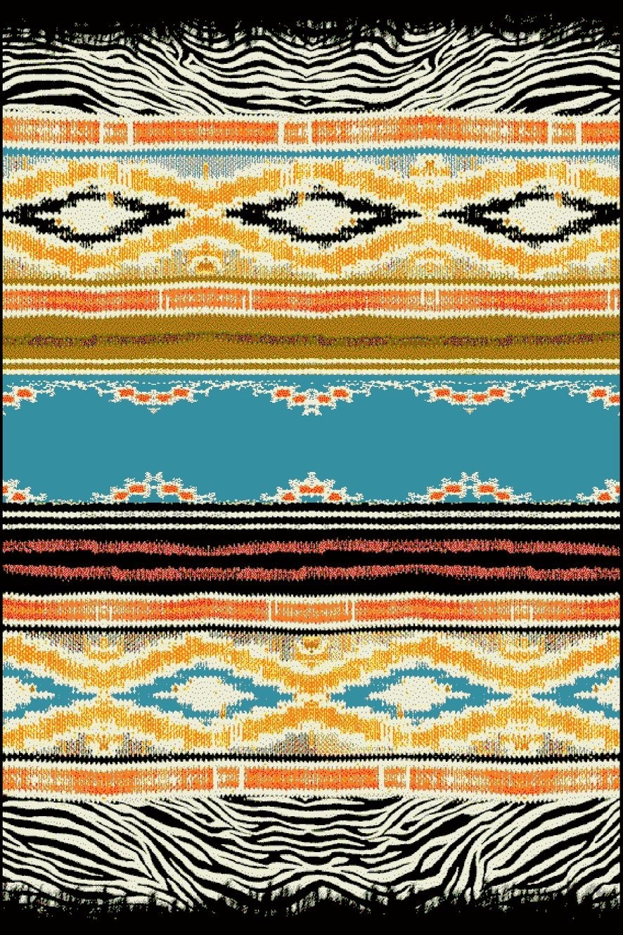 Covor Dreptunghiular, 80 x 150 cm, Multicolor, Kolibri Country 11335