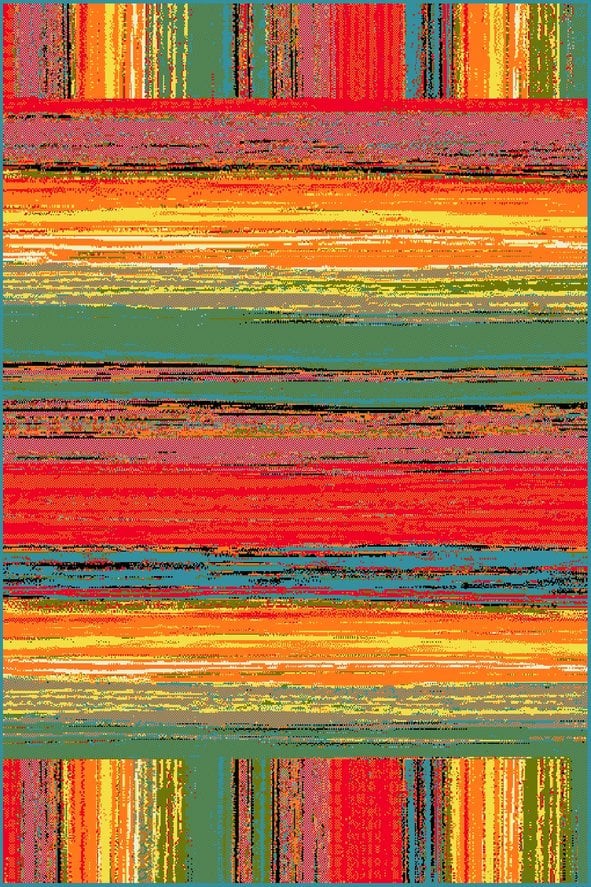 Covor Dreptunghiular, 160 x 230 cm, Multicolor, Kolibri Country 11358