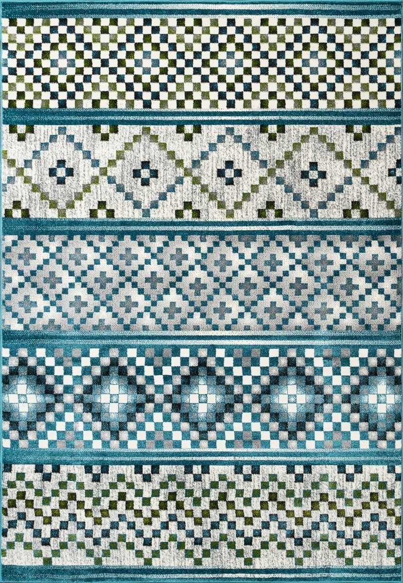 Covor Dreptunghiular, 160 x 230 cm, Albastru, Kolibri Ethnic 11393