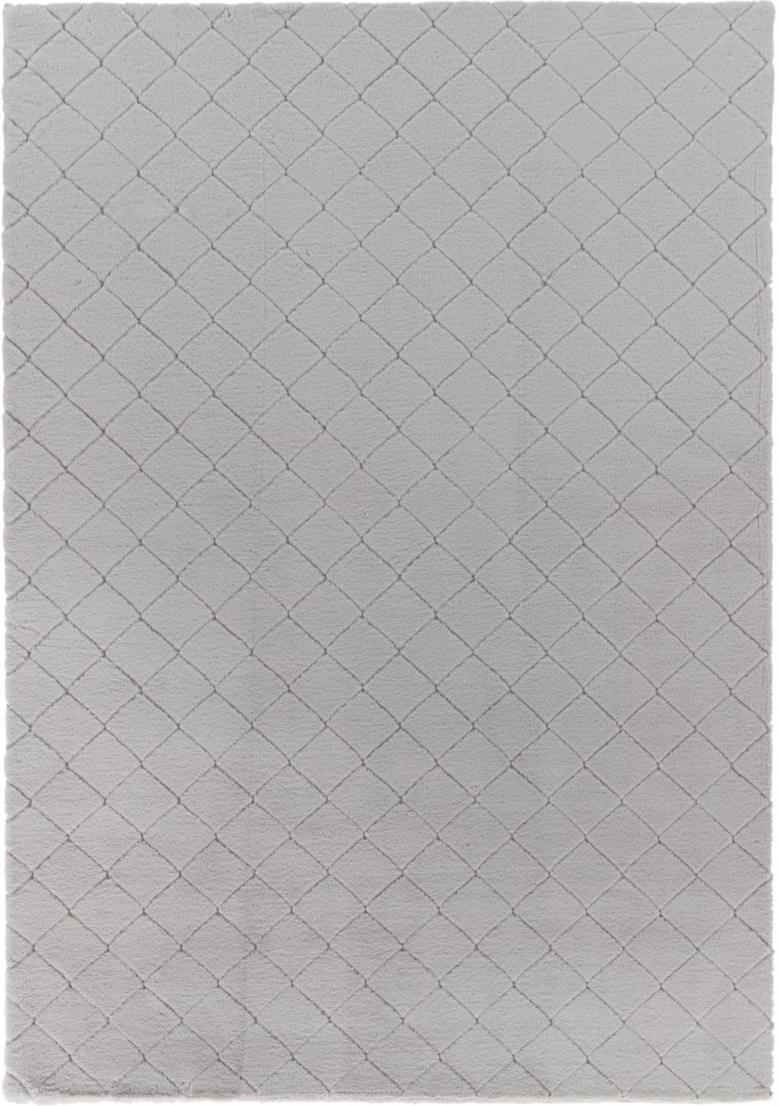 Covor Antiderapant, 160 x 230 cm, Gri, Model Blanita Lop Grofat 076