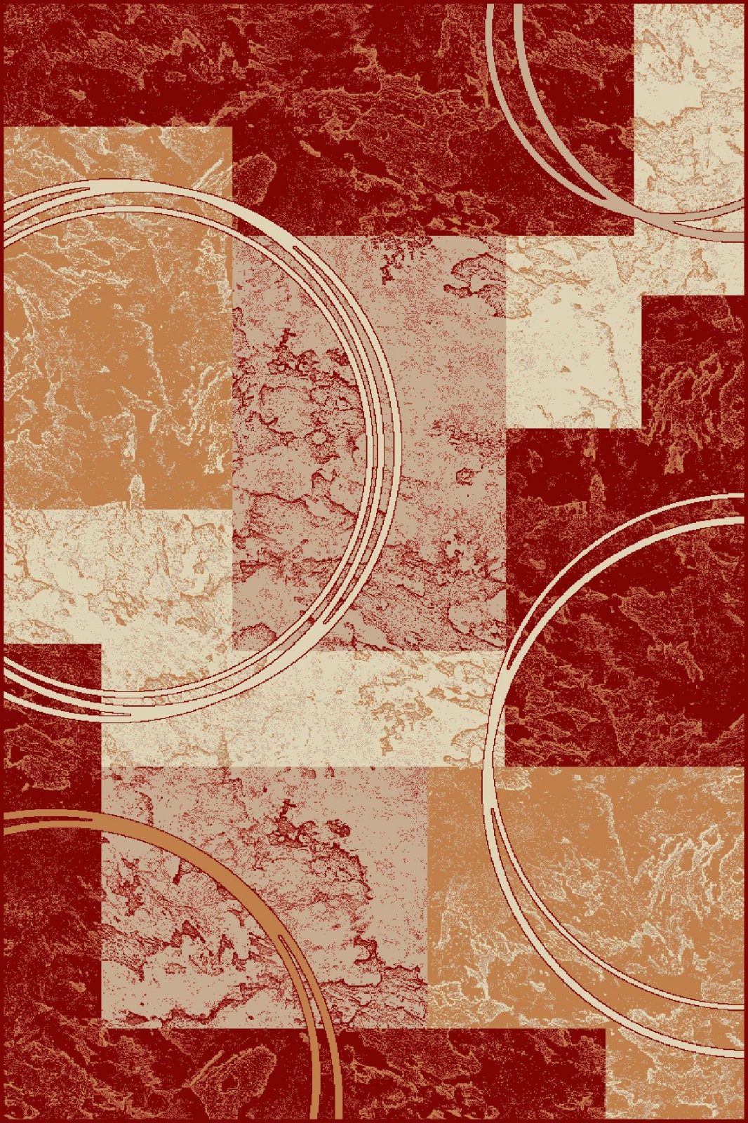 Covor Dreptunghiular, 100 x 200 cm, Rosu, Lotos 15001