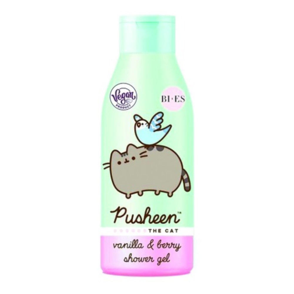 Gel de Dus Bi Es Pusheen cu Vanilie si Fructe de Padure, 400 ml