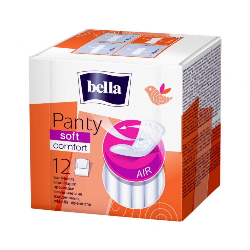 Absorbante Igienice Zilnice Bella, Panty Soft Comfort, 12 Bucati