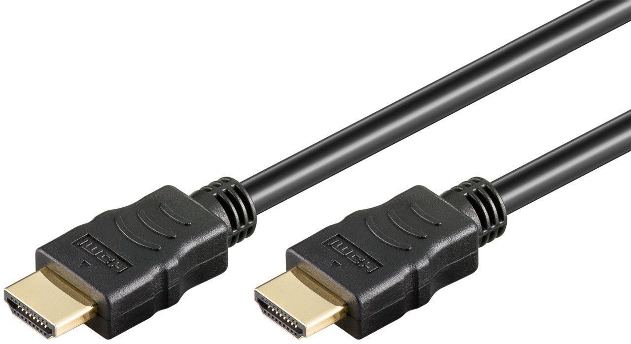 Cablu HDMI 2.0 cu Ethernet 19p Tata - HDMI 19p Tata, Aurit, OFC, 1.5m, Well