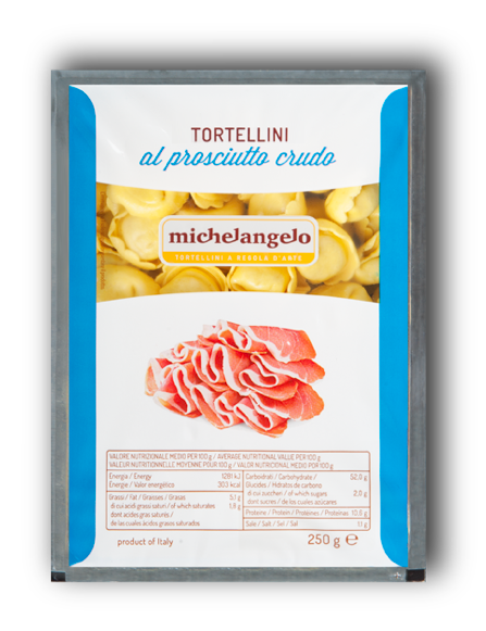 Tortellini cu Prosciutto Crudo Michelangelo, 250 g