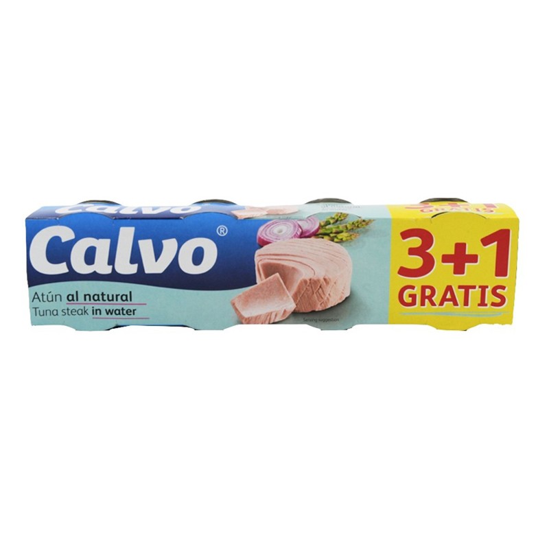 Ton in Sos Natur Calvo 4 x 80 g