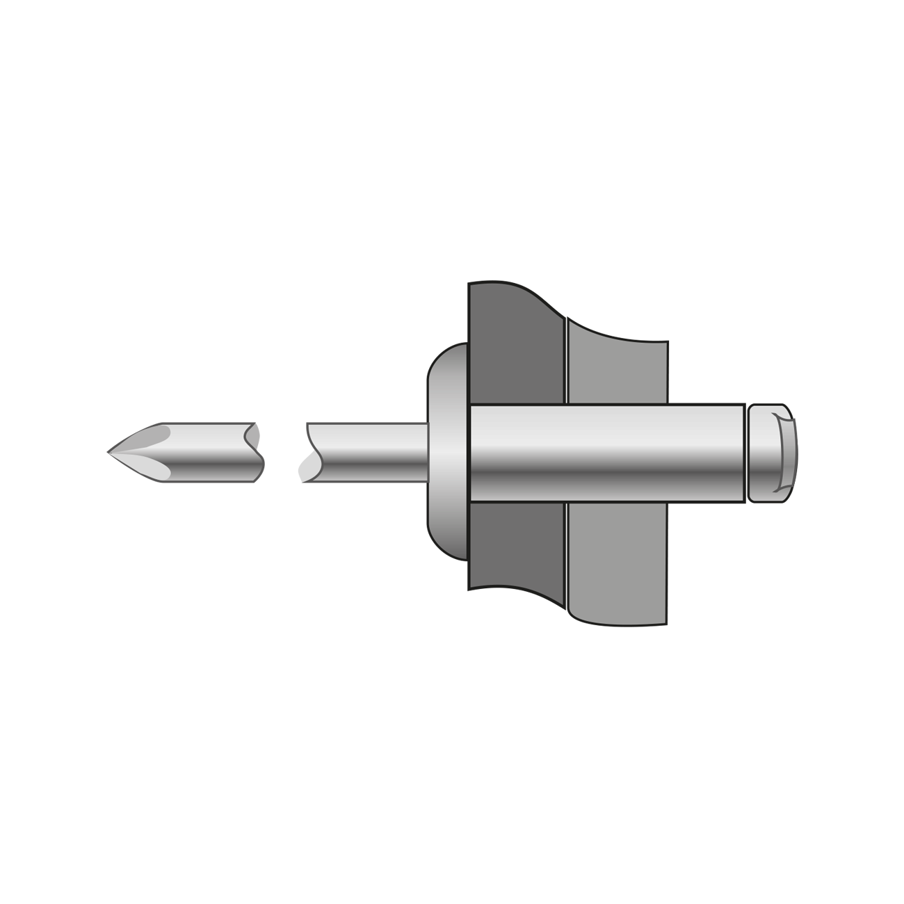 Pop-nituri Cap Bombat Cupru Bronz-3.2 X 10