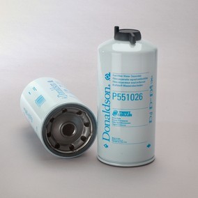 Filtru Combustibil P551026, Lungime 243,6 mm, Diam. Ext. 107,3 mm, Filet 1-14 un, Finetea 10 µ, Donaldson