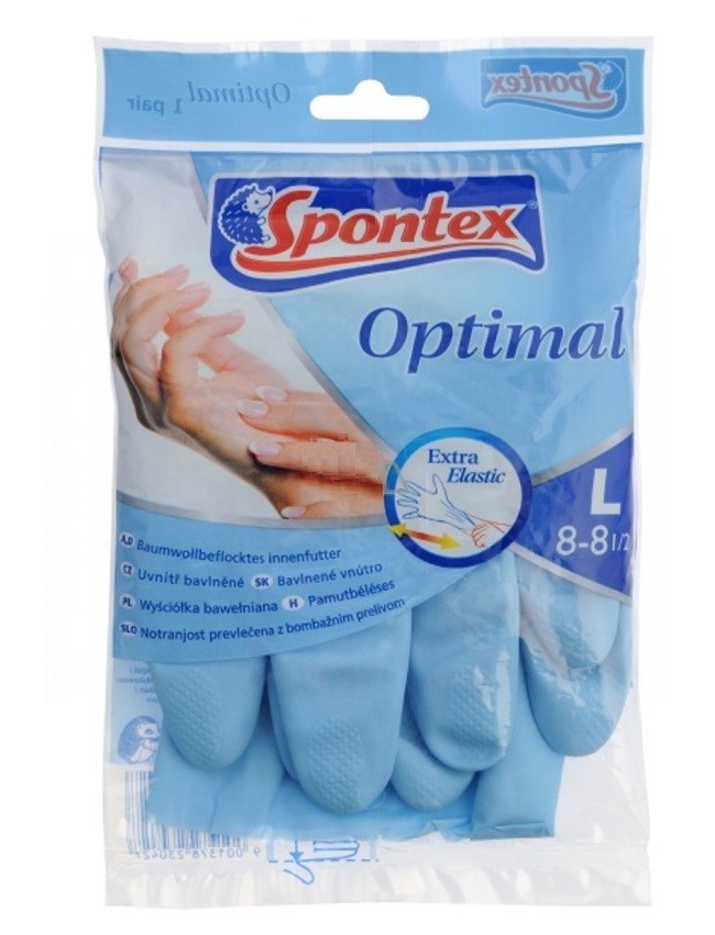 Manusi de Latex Spontex Optimal 1 Bucata L