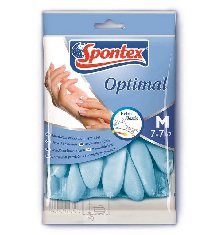 Manusi de Latex Spontex Optimal 1 Bucata M