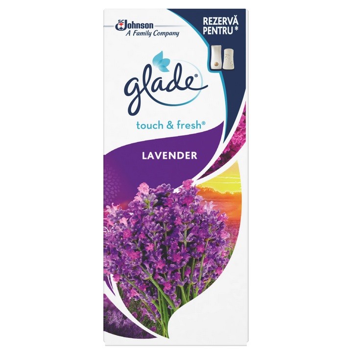 Rezerva Odorizant de Camera Glade Microspray Touch & Fresh Lavander 10 ml