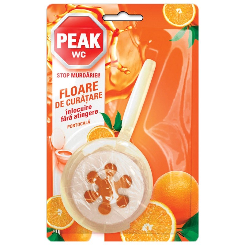 Aparat Floare de Curatare, Peak WC Portocale 45 g