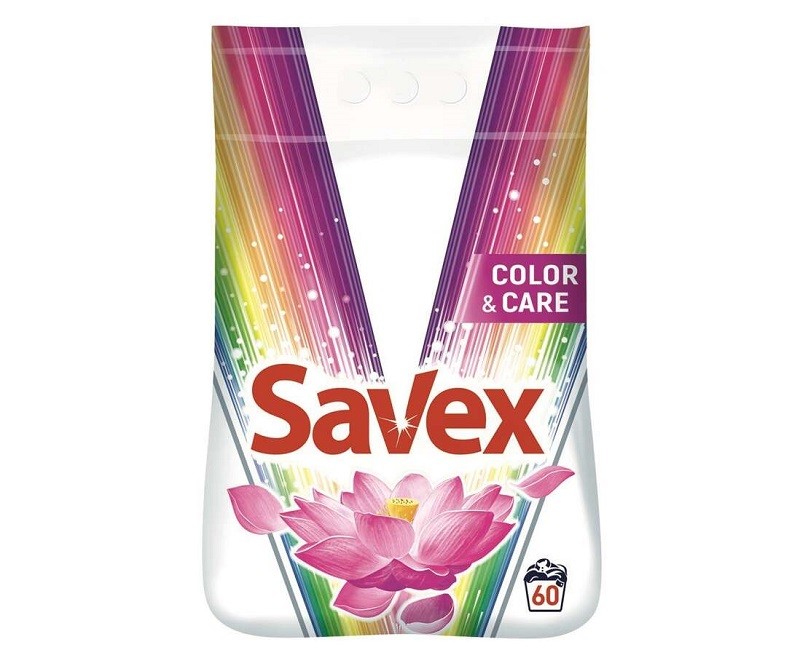 Detergent Automat Savex 2 in 1 Color Care, 60 Spalari, 6 Kg