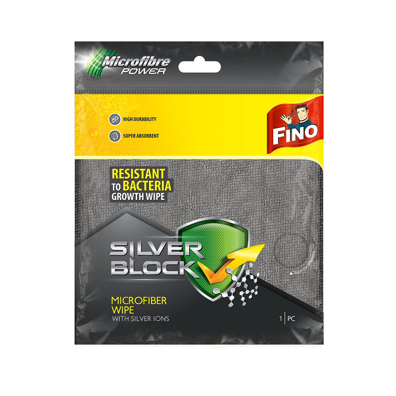 Laveta Microfibra Fino, Silver Block, 1 Bucata